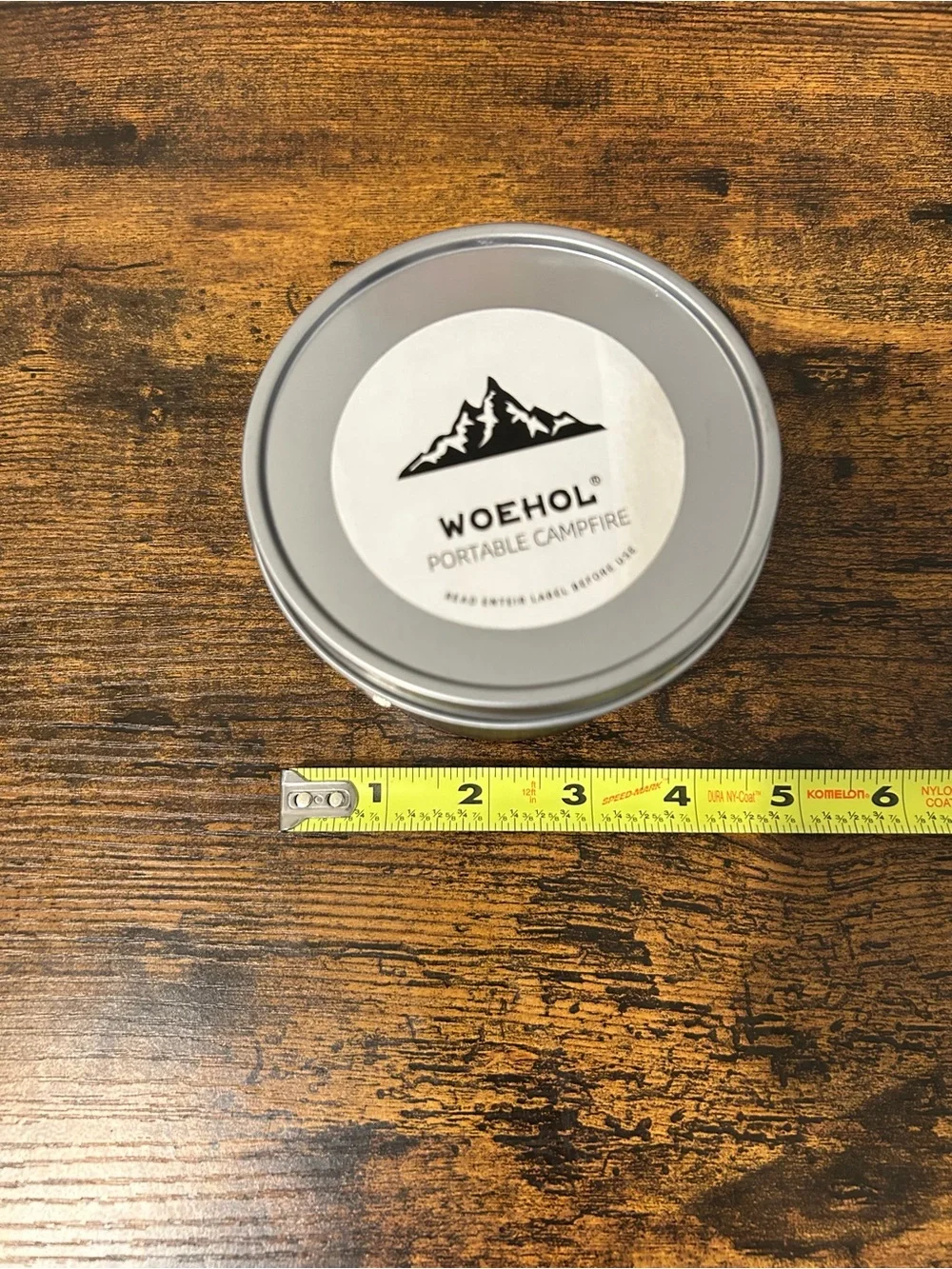 WOEHOL Portable Campfire S'mores Candle